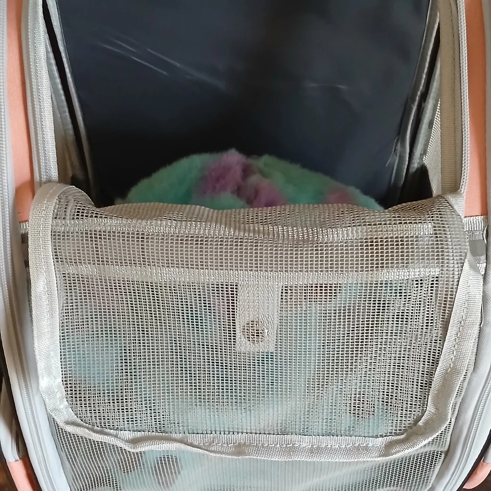Unique Bargains Pet Backpack Foldable Pet Backpack for Cats and Small Dogs